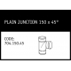 Marley Solvent Joint Plain Junction 150 x 45° - 704.150.45